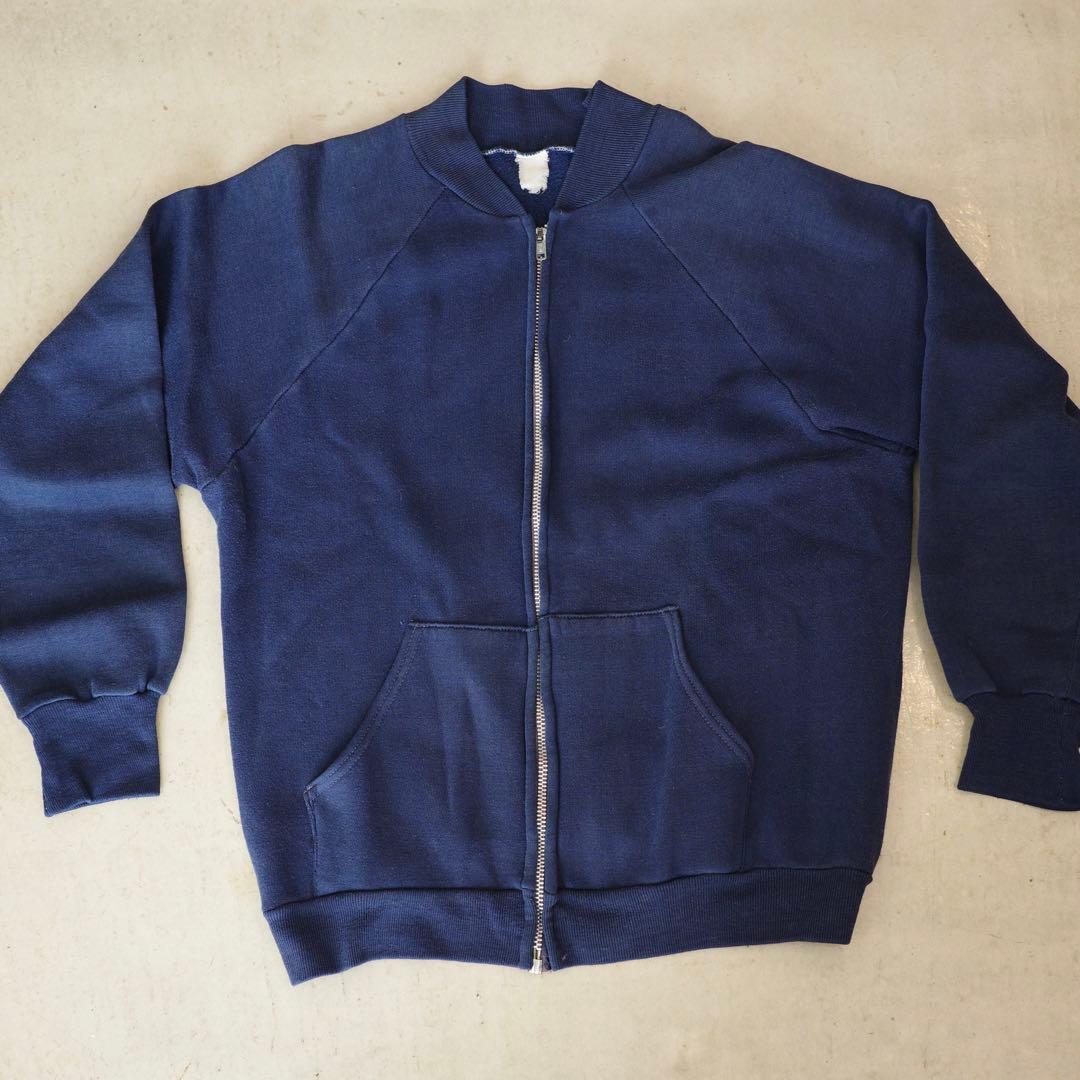 60s ヴィンテージ スウェット zip ネイビー