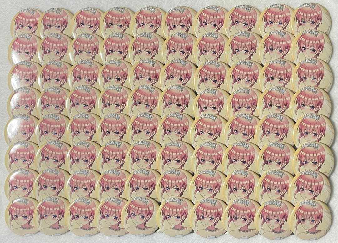五等分の花嫁 中野一花 缶バッジ 81個数 エテルノレシ