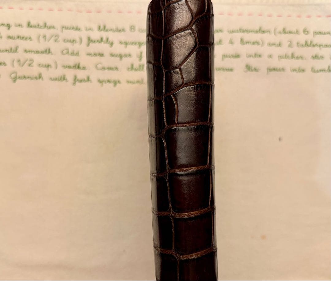 超希少　モンブラン 表裏クロコダイル￼ ￼メモ帳