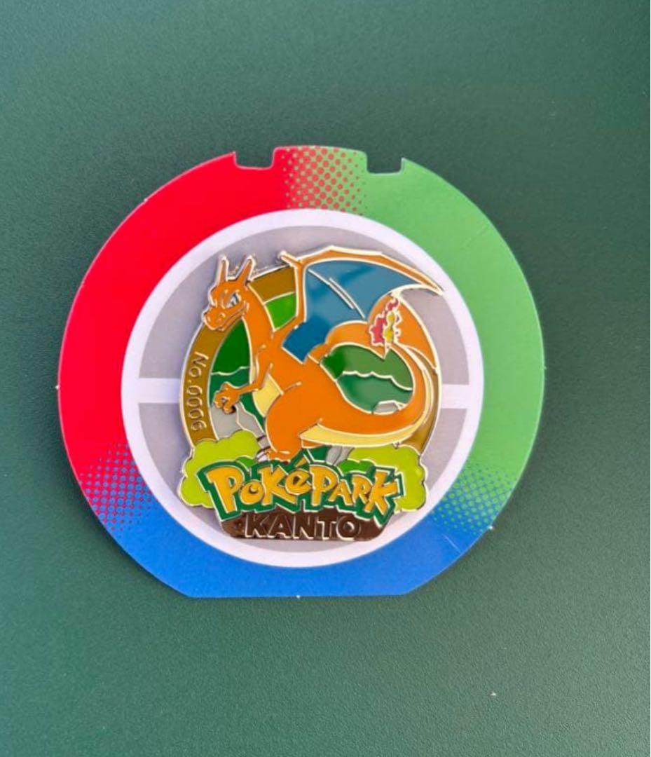 ポケパークカントー限定 ピンバッジ　No.006 リザードン