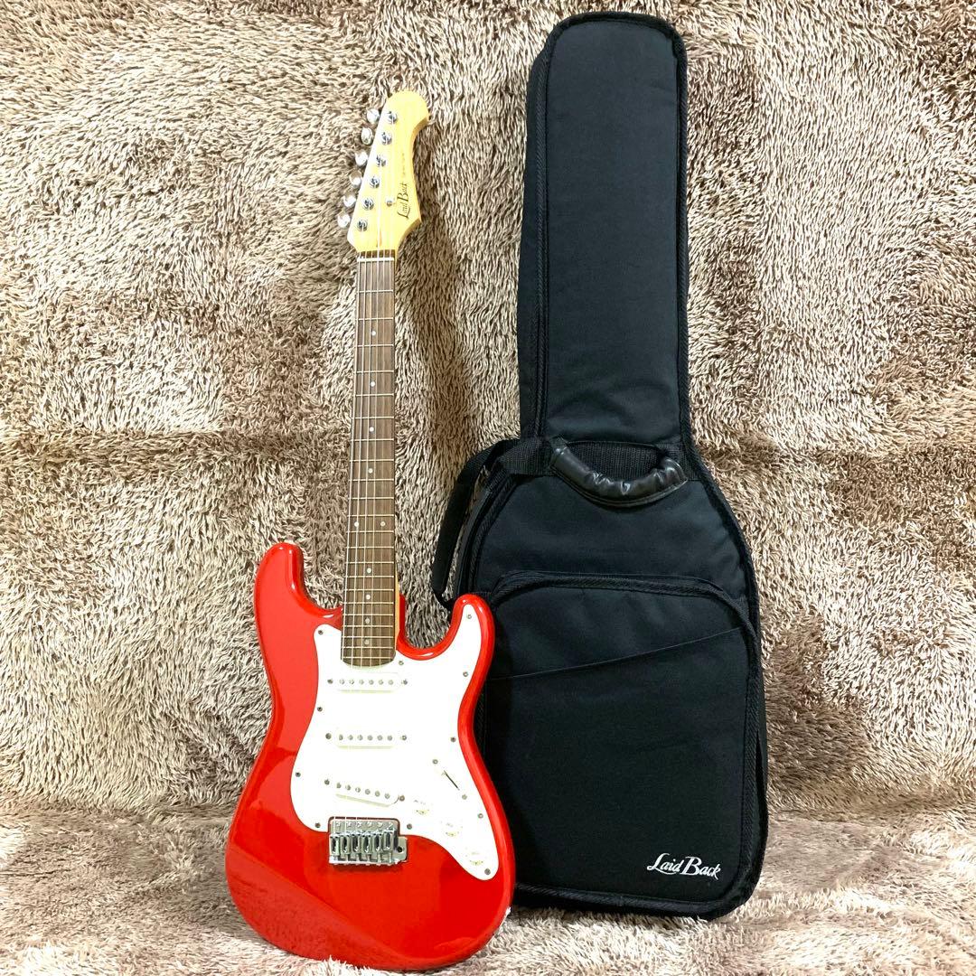 【極美品:小学生向けギター】Laid Backエレキギター(ミニ)