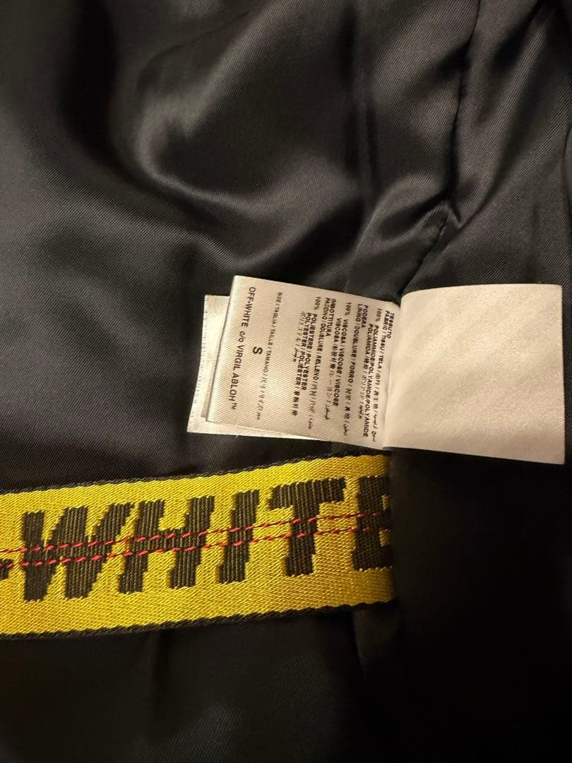 訳あり　正規品オフホワイトボンバージャケット　Sサイズ