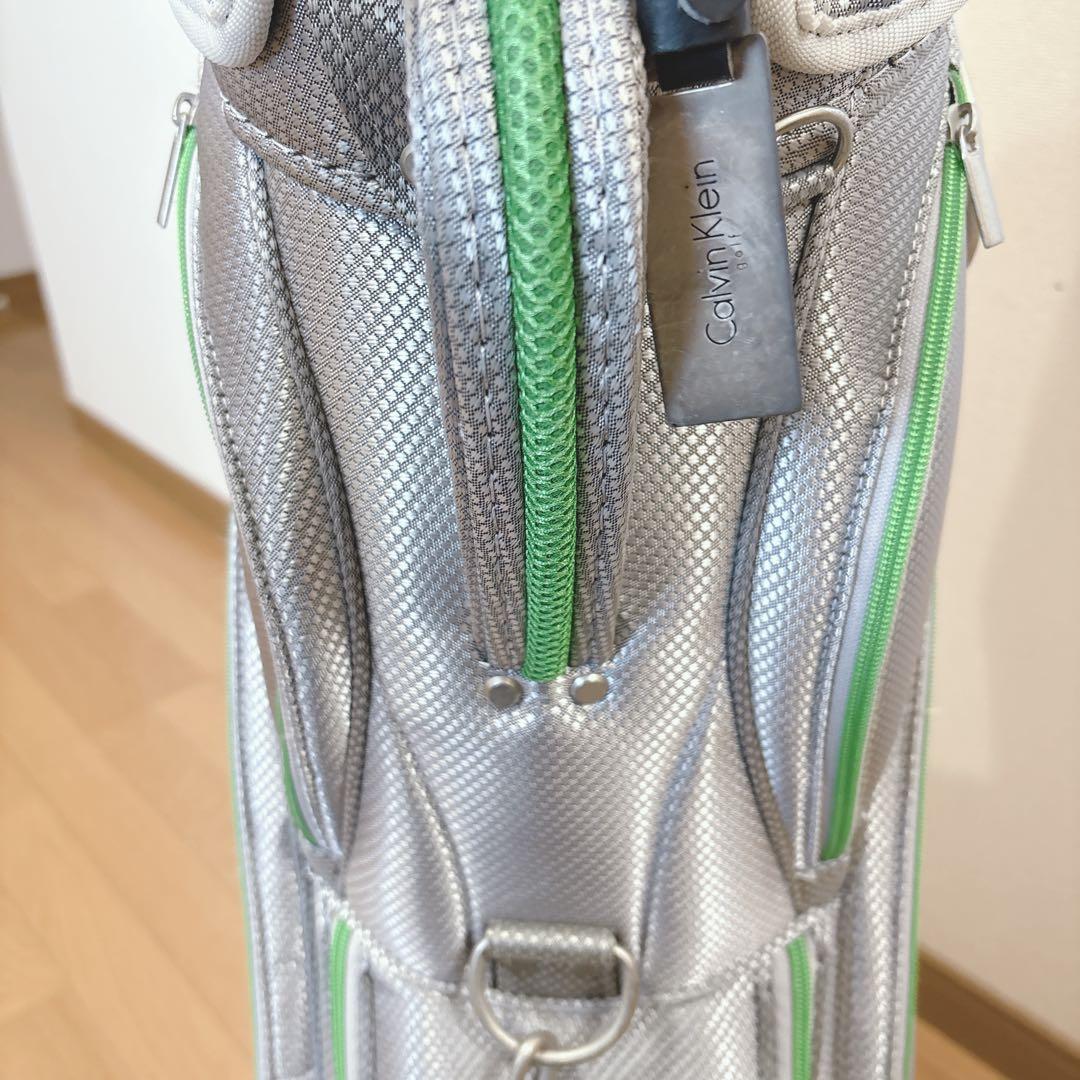 K424 美品！ドクロ 王冠 シルバー キャディバック