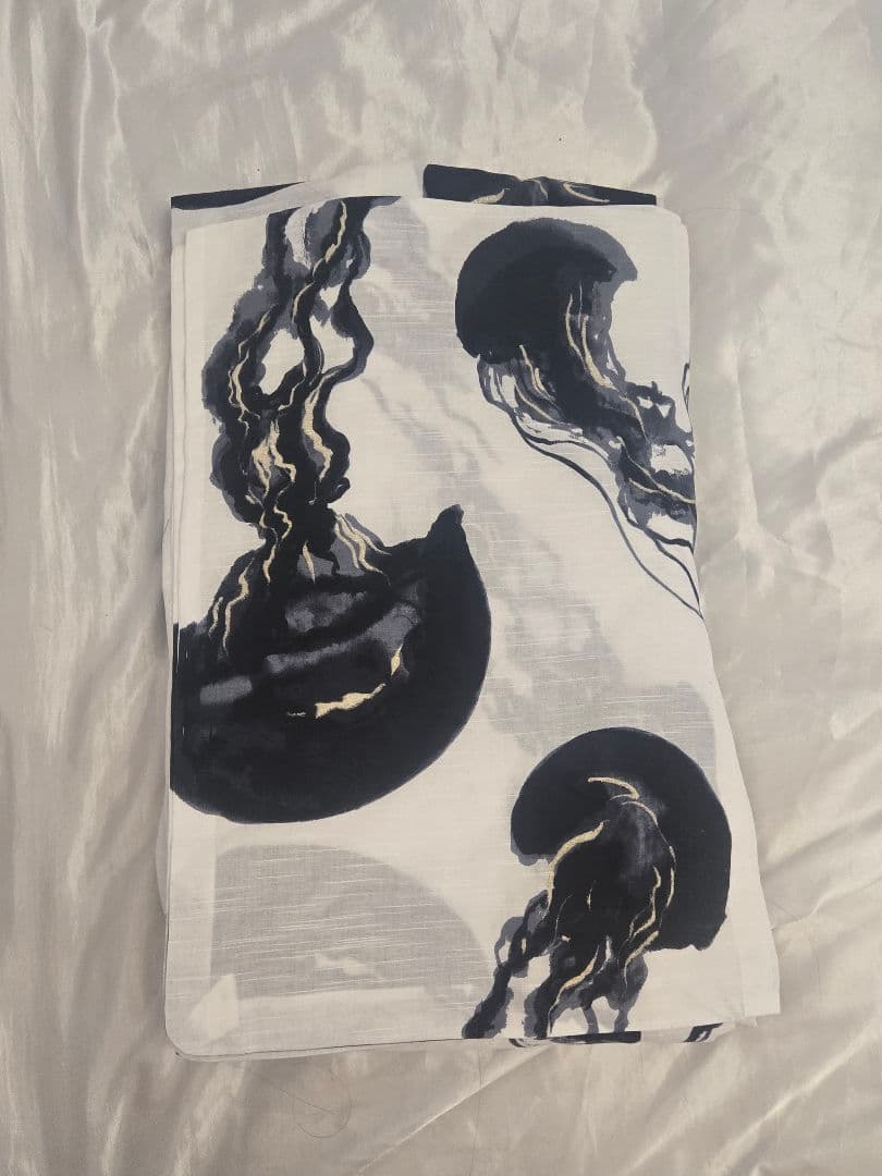 【最終値下げ】優華壇 京友禅手捺染 浴衣 海月 本仕立て レディース メンズ