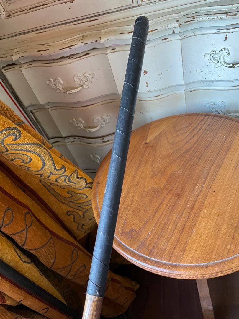 アンティーク　木製　ゴルフ　クラブ　ヒッコリー　アイアン　C　100年　アメリカ