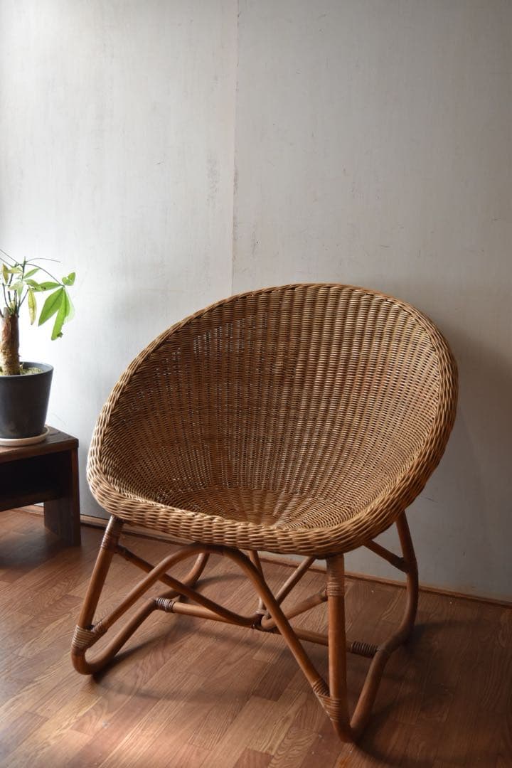 1人掛けソファ Old Rattan Chair