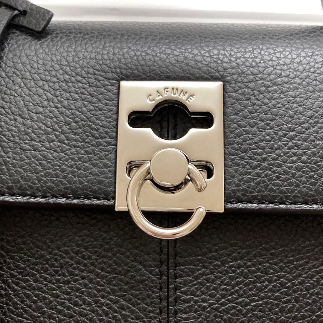 あ*お様 ❤️極美品❤️CAFUNE STANCE BAG BLACK(TEXT
