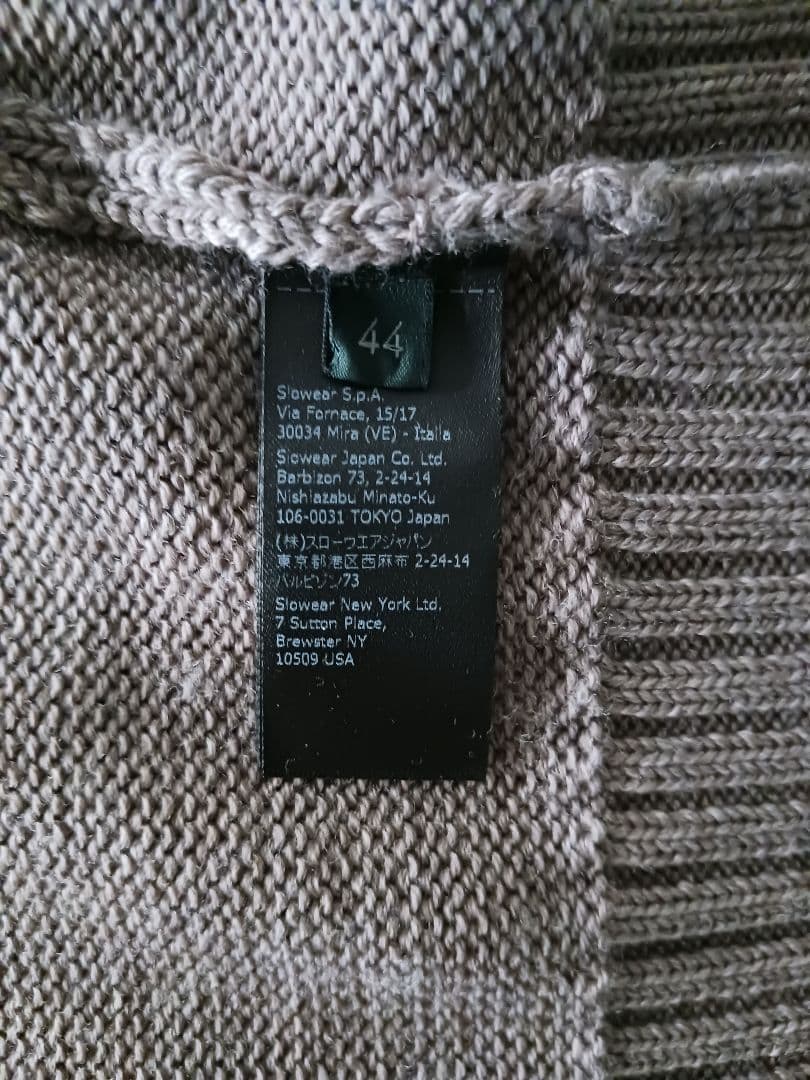 ザノーネ ZANONE キョート CHIOTO グレージュ 44