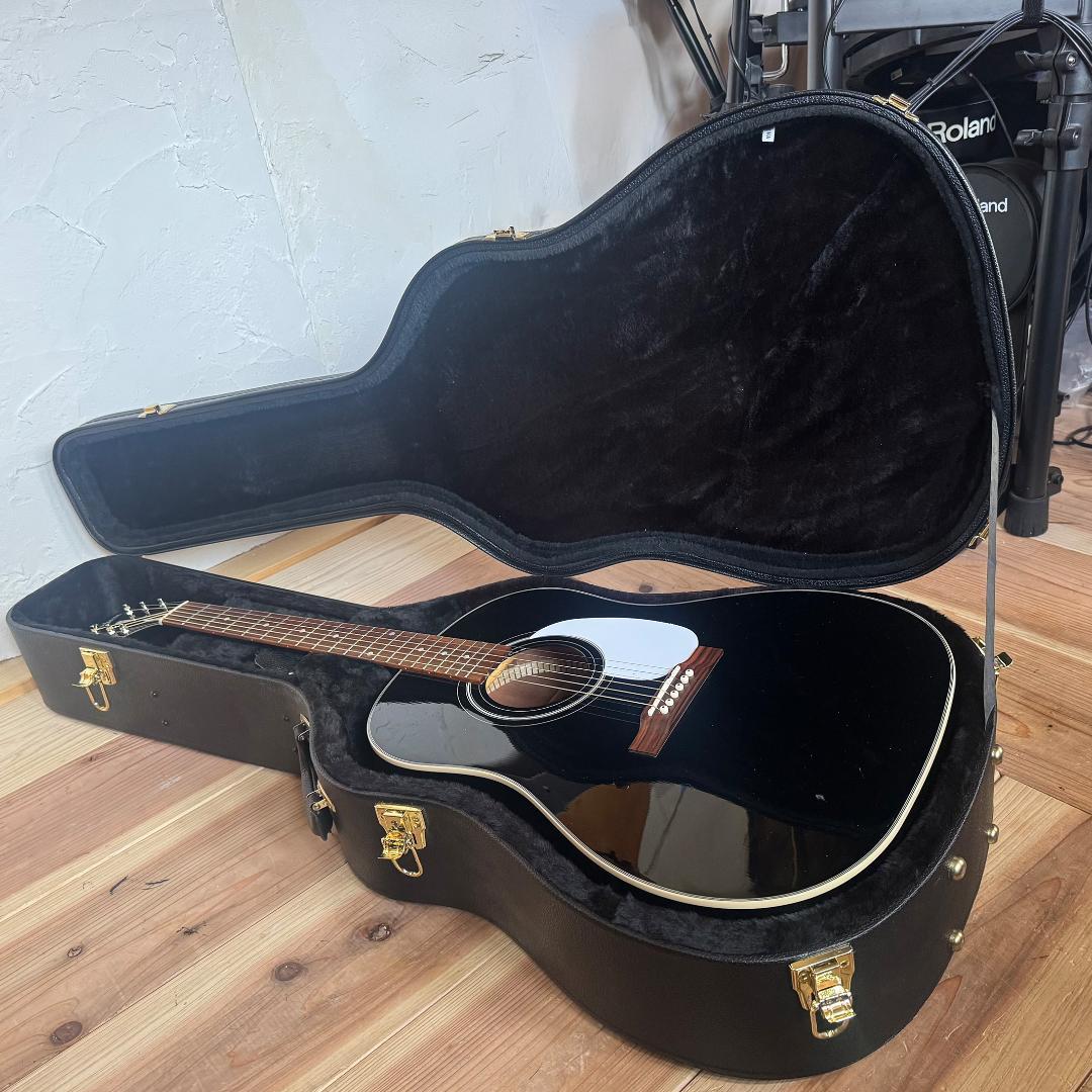 す*ず様 Epiphone AJ-45ME/EB 黒 希少 美品 Gotohペグ