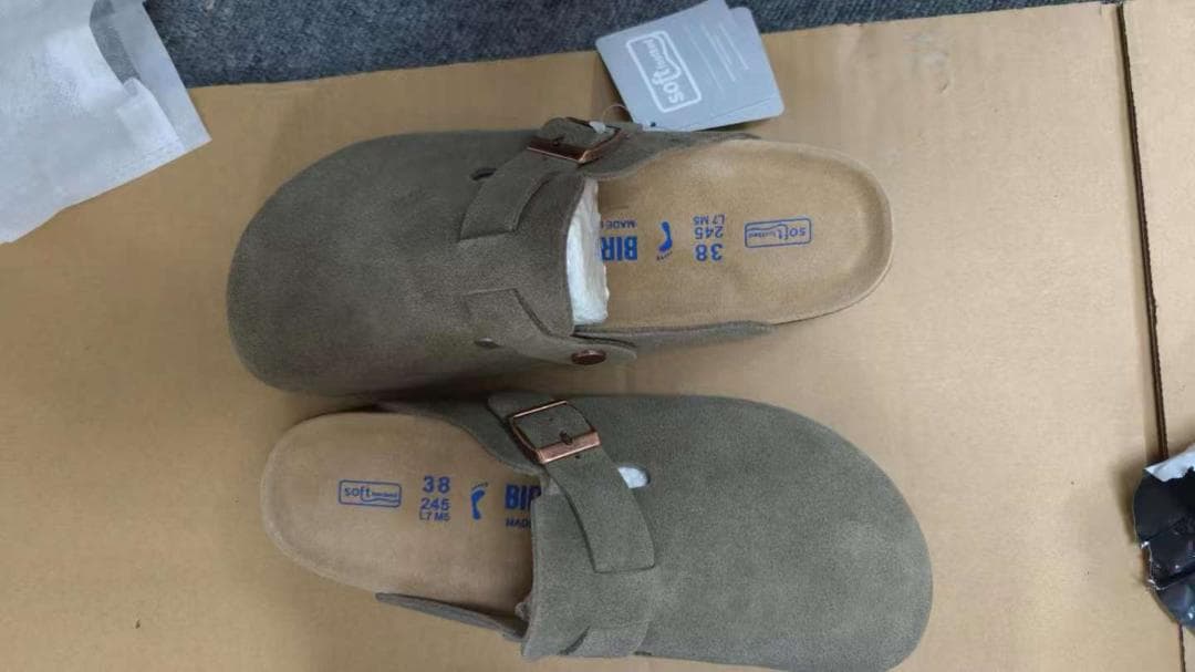 ビルケンシュトック BIRKENSTOCK ボストン　トープ　24.5CM