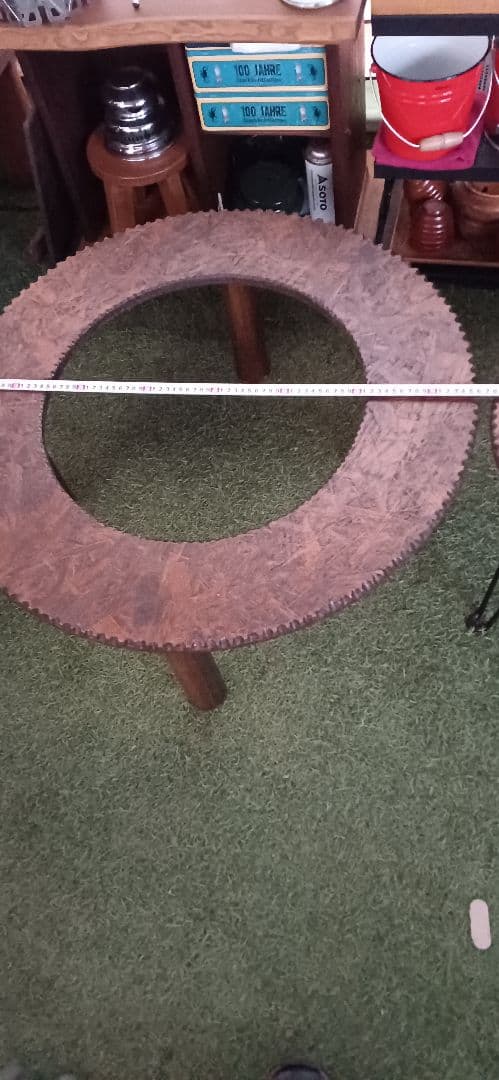 囲炉裏囲い、ストーブガード 小さめに作り、邪魔になりません、自作品、