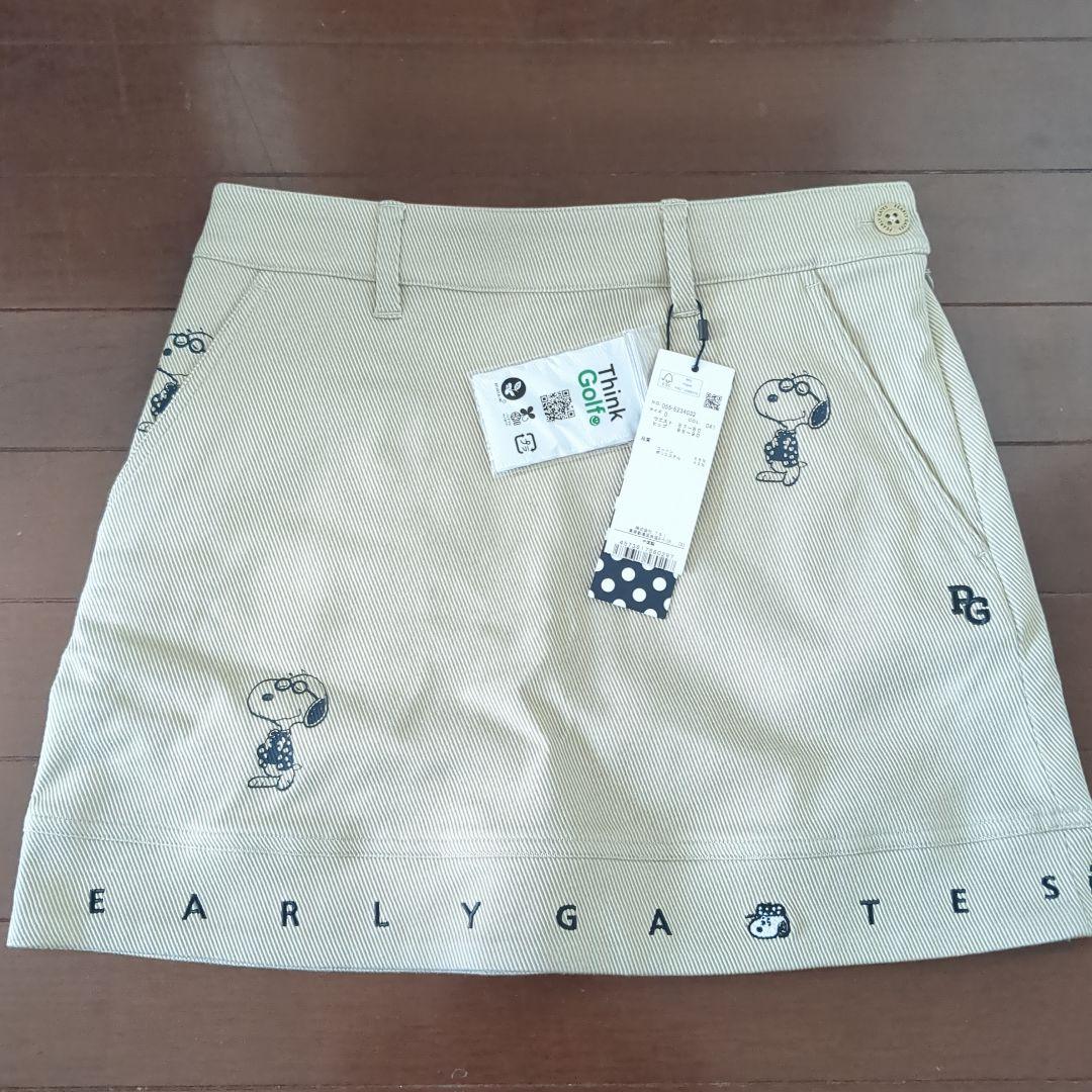 PEARLY GATES スヌーピー ゴルフスカート PEANUTSコラボ