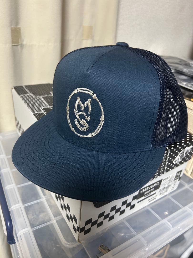 MASSES MESH CAP NAVY キムタク着同型色違い