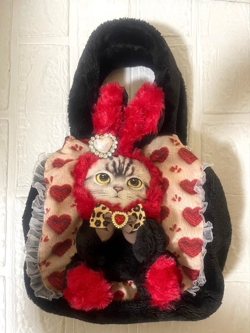 さ*ー様 コヤンイサムチョン　ハンドメイド ふわふわ　トートバック