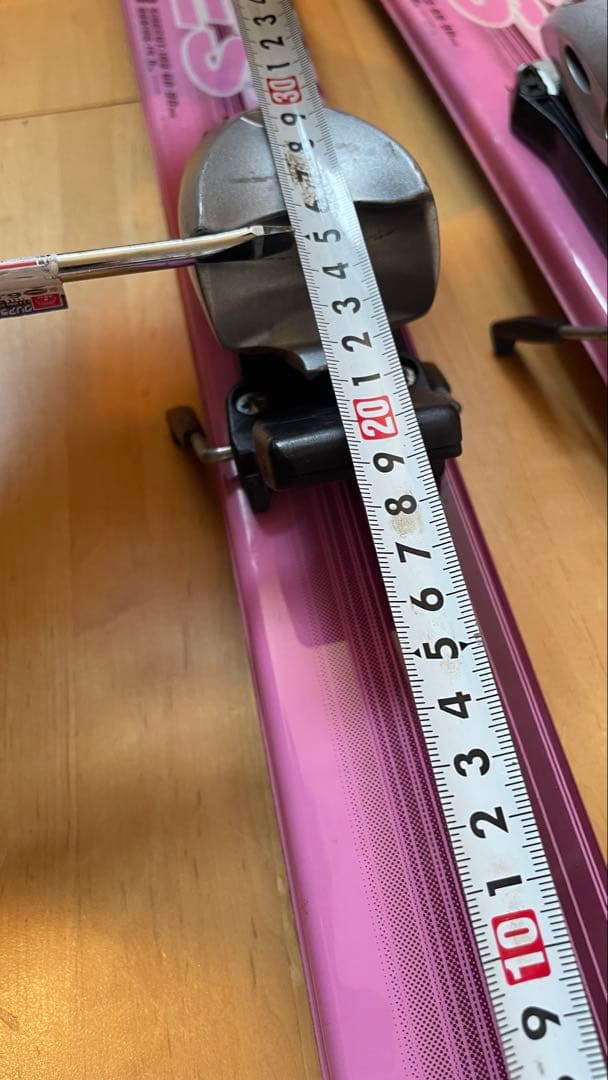 XERESスキー板セット子供ジュニア女の子ピンク ストック小学生138cm