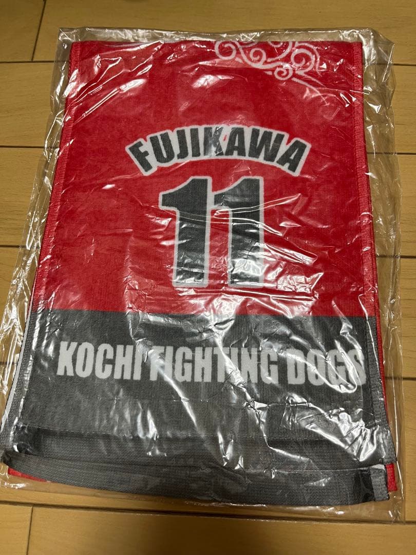 レア！高知ファイティングドッグス　藤川球児マフラータオル新品　阪神タイガース監督