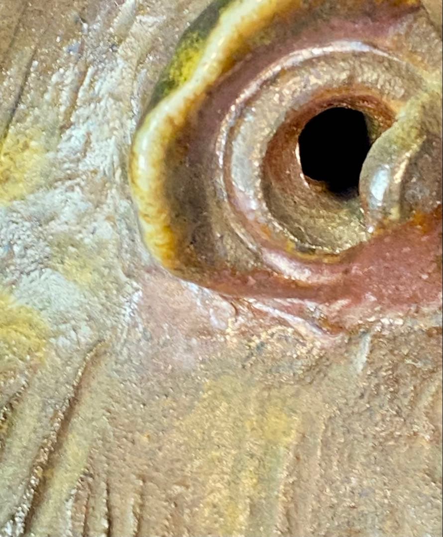 Green 備前焼 木村陶雲 置物 2点 布袋　備前