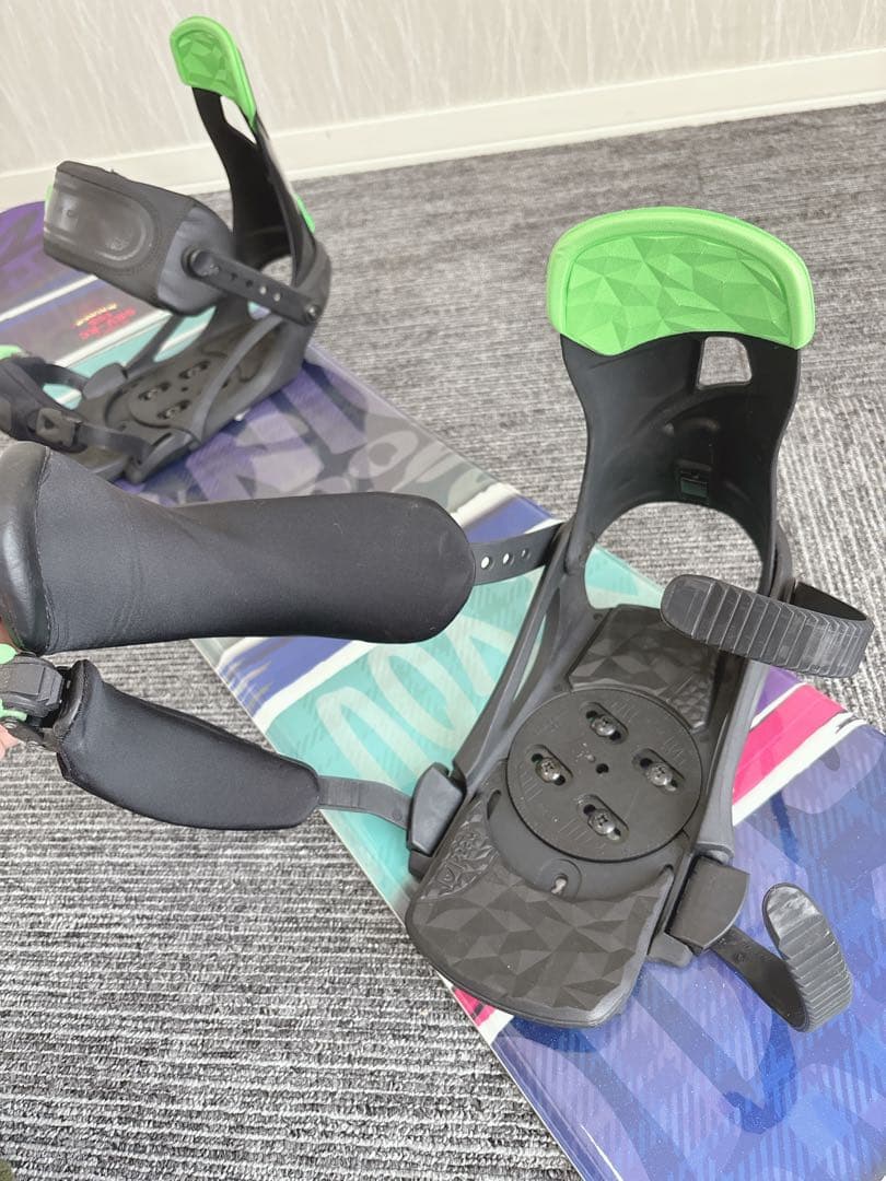 73超豪華❗️IGNIO/HEAD メンズスノーボードセット★155cm+ビン付