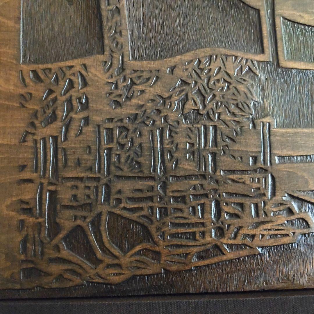 クリフトン·カーフ　版画＋モノクロ版画＋版木　希少3点セット額装込み　祇園一力亭