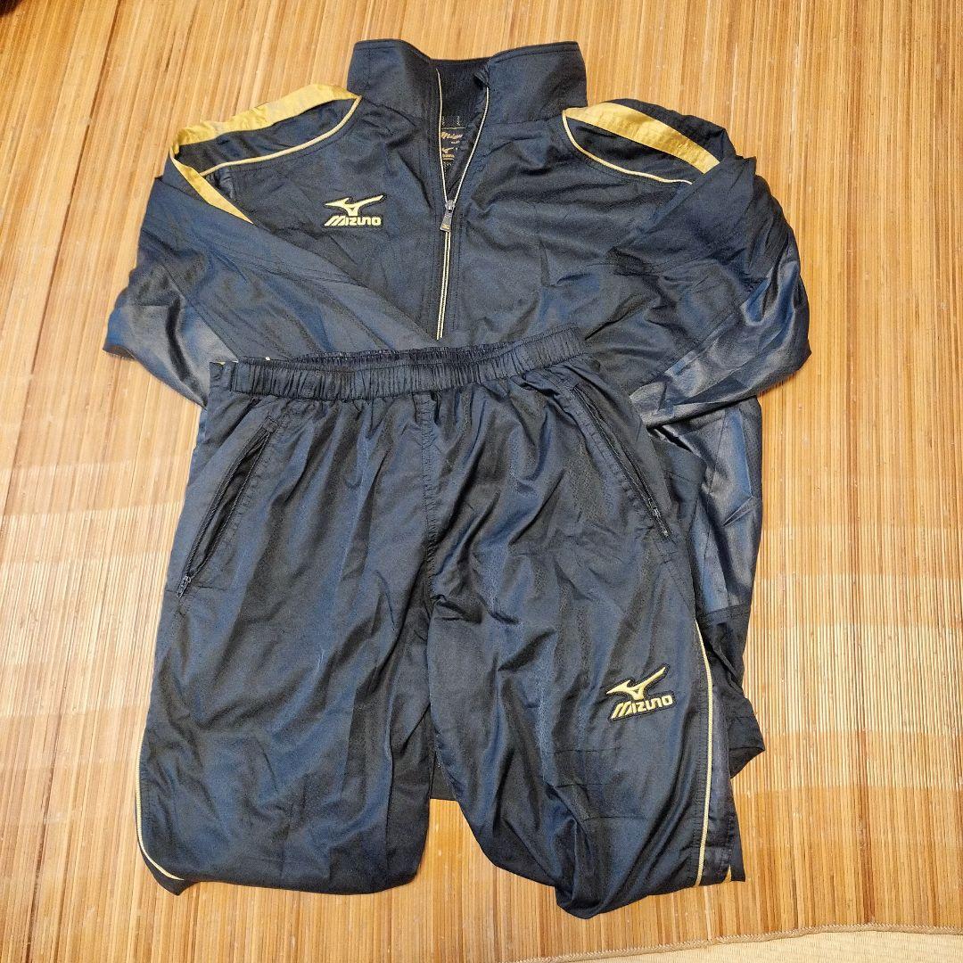 Mizuno Pro 野球ウェア セット Lサイズ ネイビー/ゴールド