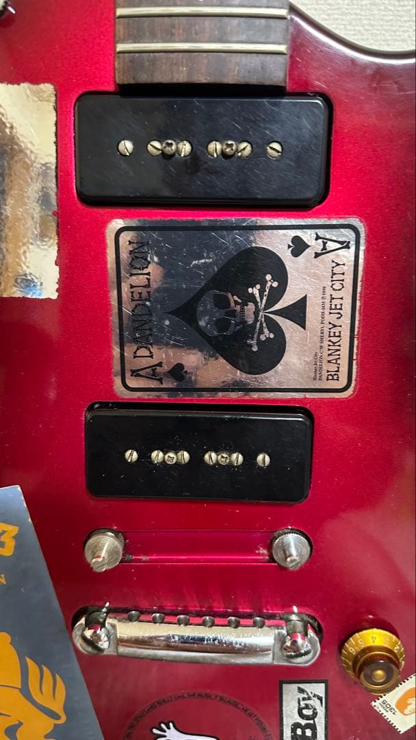 ぢ*い様 ジャンク　Aria Pro II PE-JR600 レッド ギター ケ