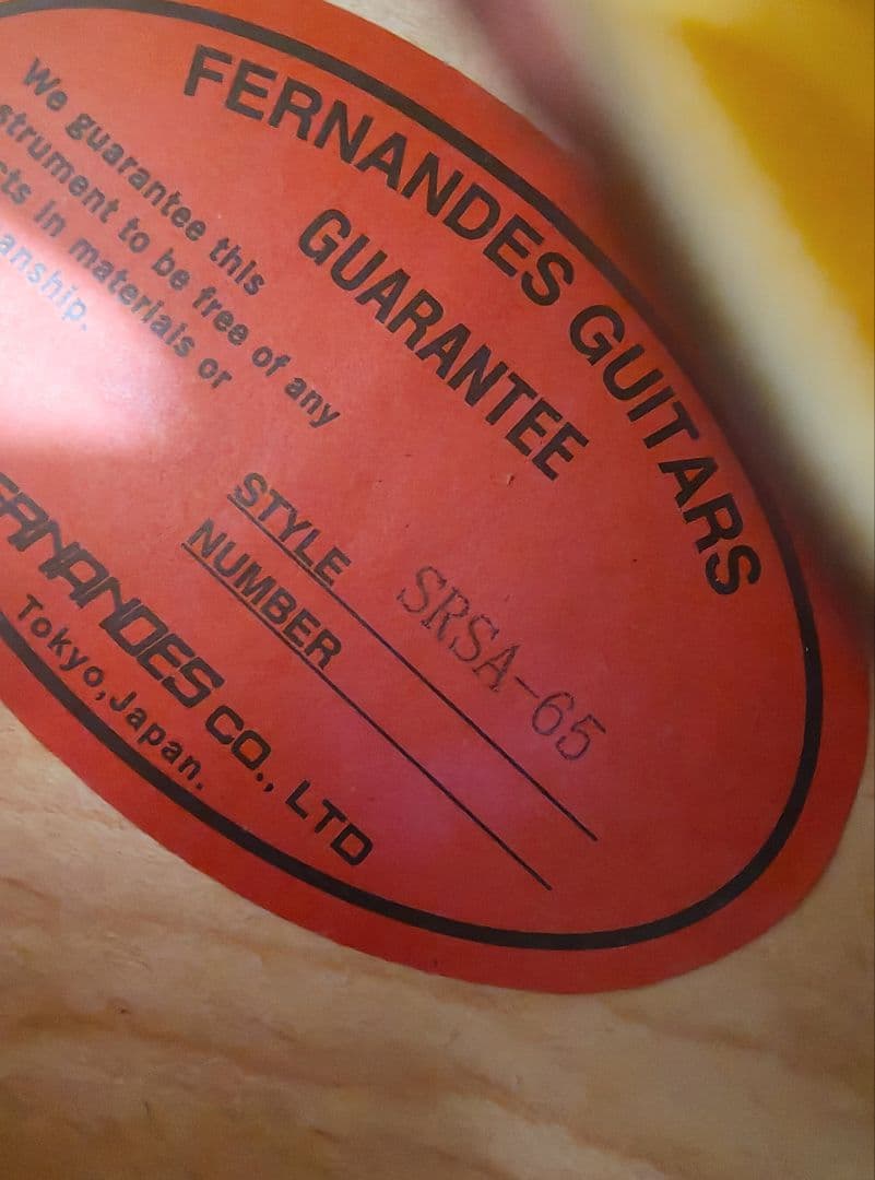 Burny335モデルSRSA-65/極美ミントコンデション