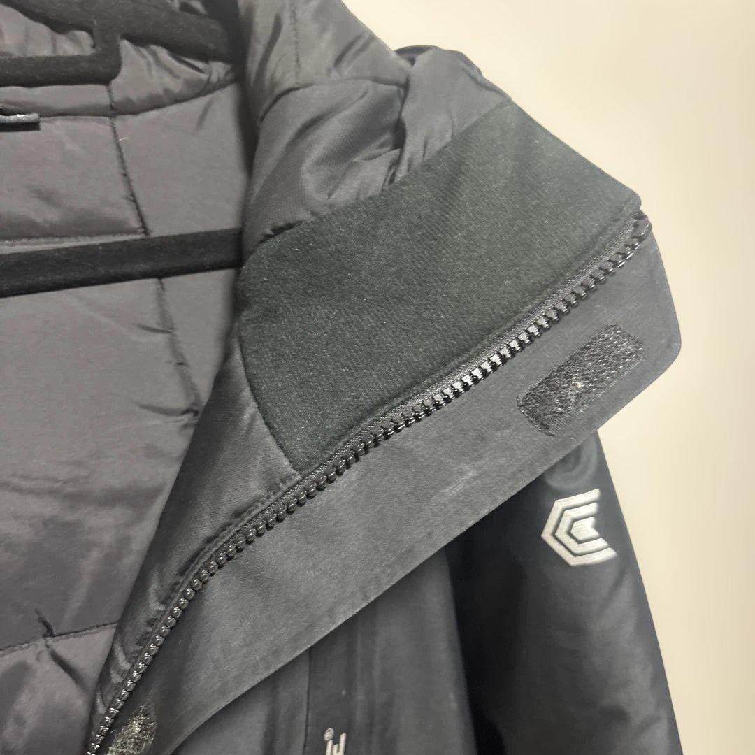 ACUORE ブラック ベンチコート Lサイズ　アクオレ