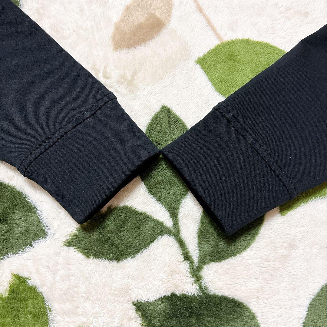 エンポリオアルマーニ クルーネックスウェットシャツ メンズ ブラック Sサイズ