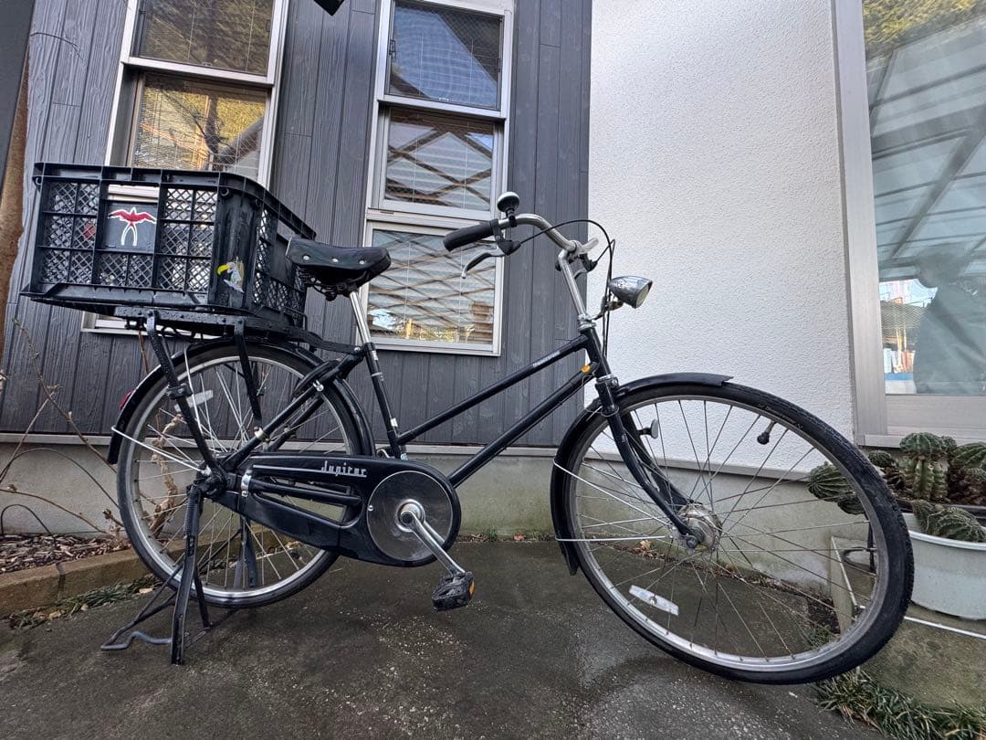 美品　ブリヂストン　ジュピター　実用車　昭和　レトロ　自転車　ビンテージ