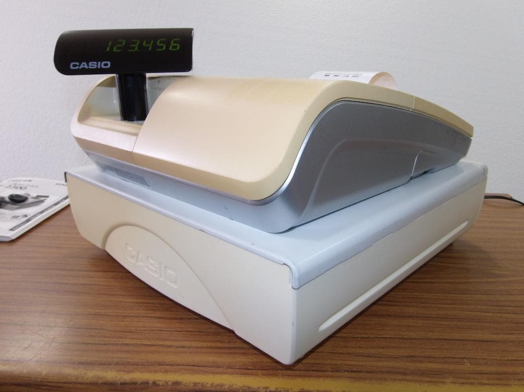 設定無料 CASIO TE-2500-15S 15部門 レジスター 250816