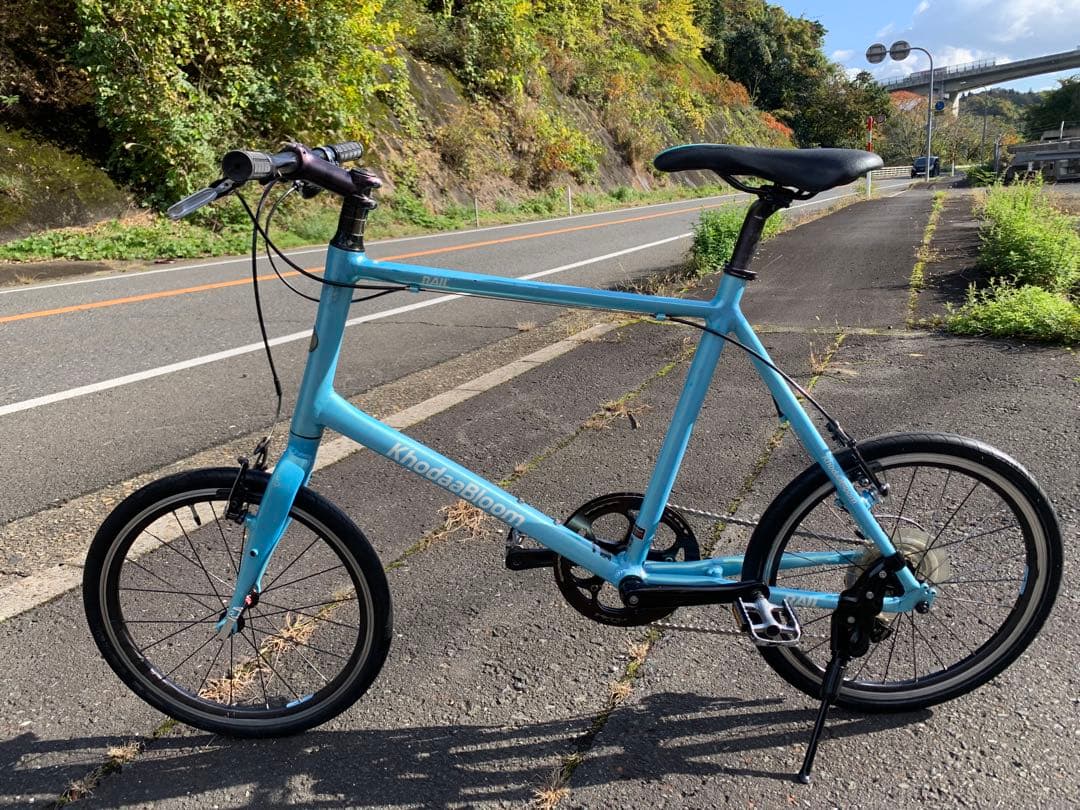 【即乘】送料無料 KhodaaBloomミニベロ RAIL小径車クロスバイク9速