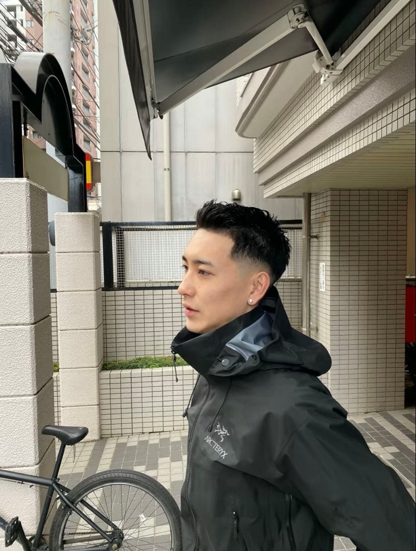 ブ*ー様 ARC'TERYX ブラックナイロンジャケット ベータ AR　アーク