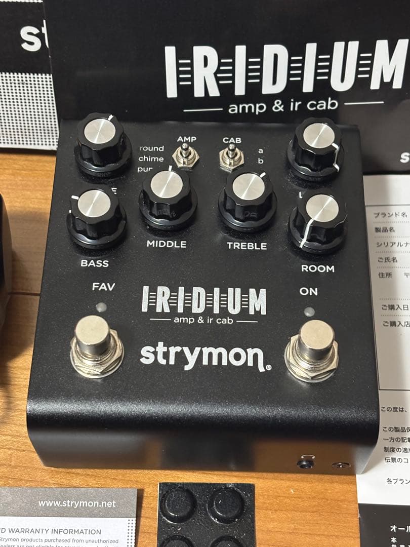 Strymon Iridium AMP&IR CAB エミュレーター/プリアンプ