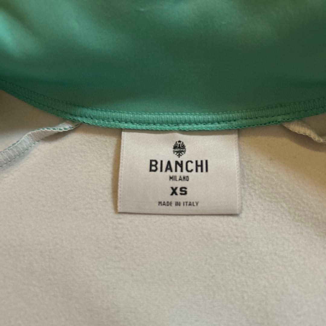 Bianchi ビアンキ フルジップ サイクリングジャージ 長袖 XS