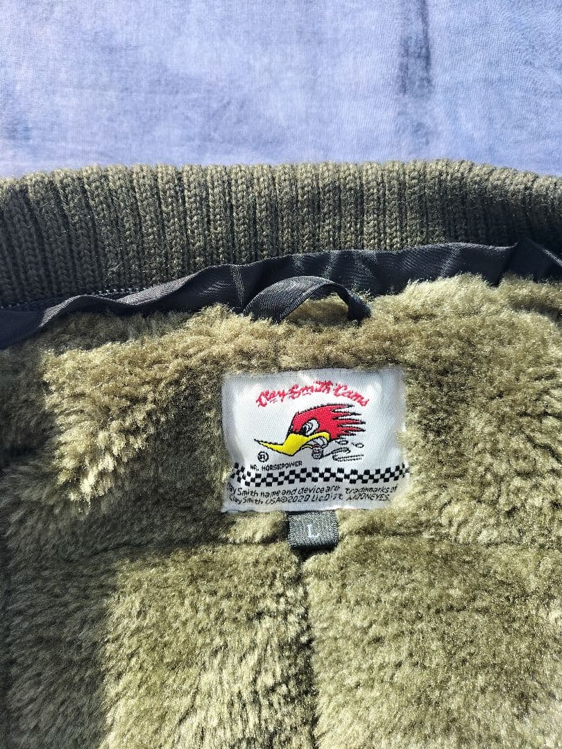 CLAY SMITH ウインタージャケットカーキ　Ｌサイズ　新品未使用