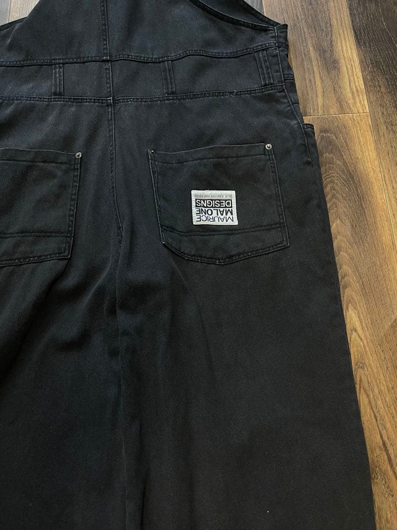 Maurice Malone オーバーオール　モーリス・マローン　黒　Ｌ