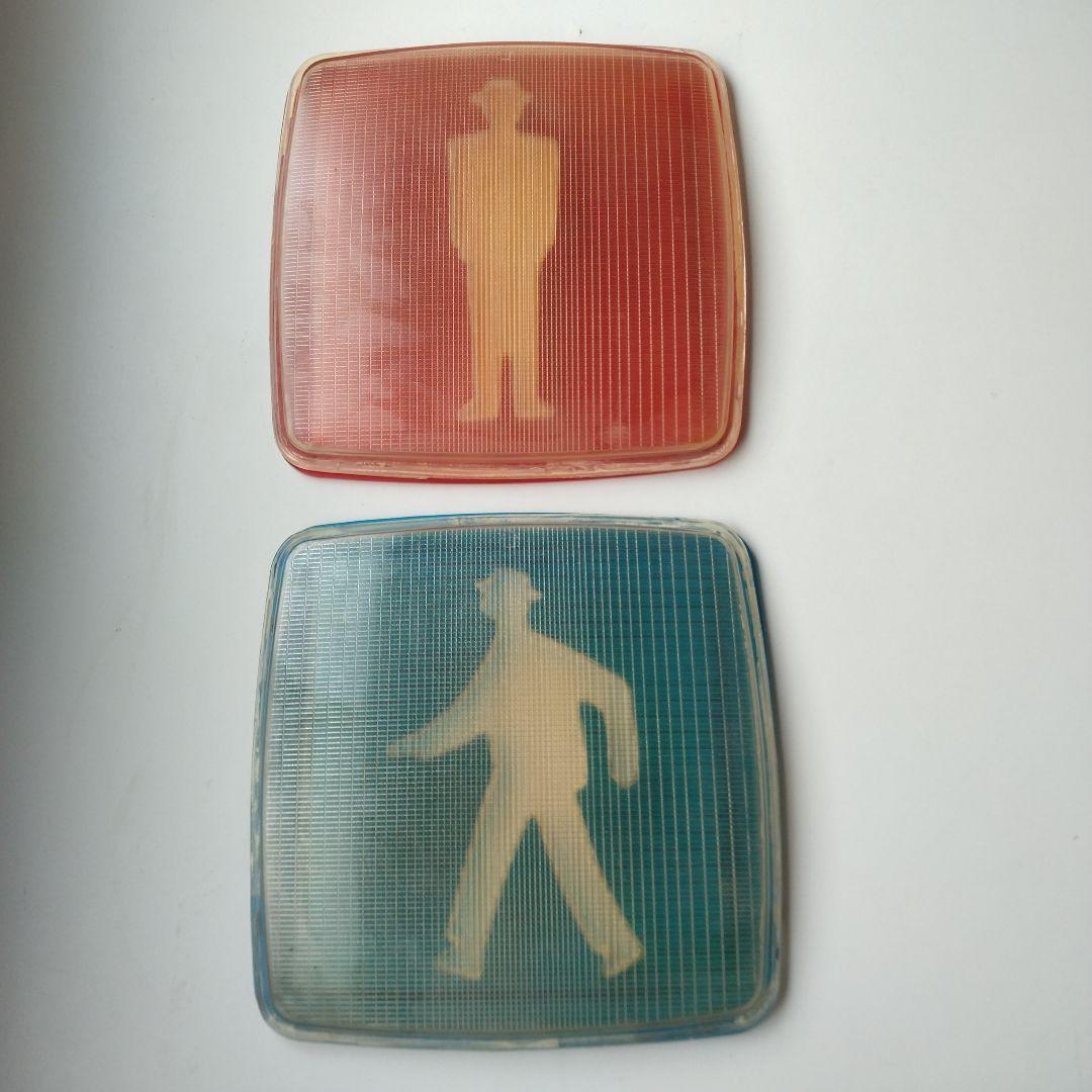 k*a様 歩行者信号機　赤青透明カバーセット