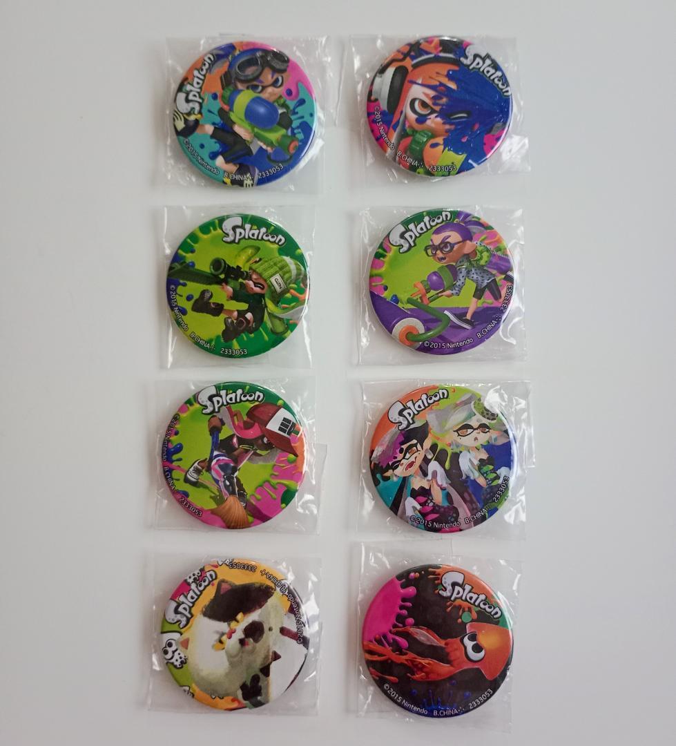 【コンプリートセット】スプラトゥーン 缶バッジセット まとめ売り【希少品】