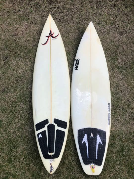 ニットケース付き ALOHA サーフボード セミガン サーフィン オンフィン