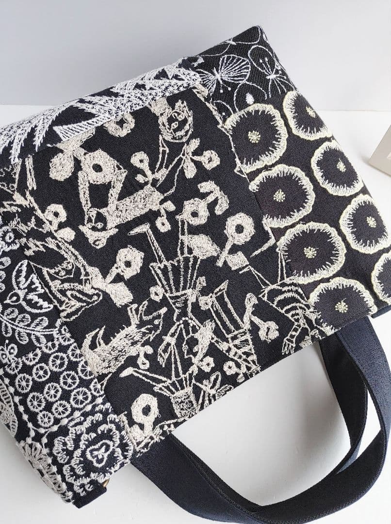 ミナペルホネン　neighborhood　パッチワーク2wayパニーニ風バッグ