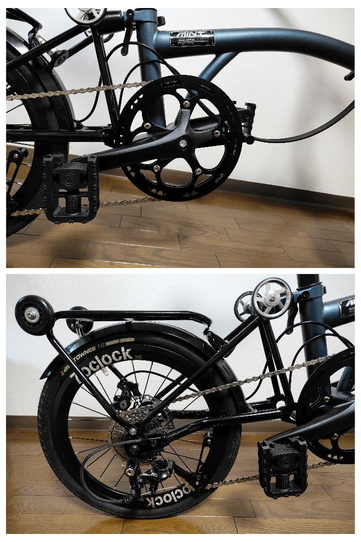 【しんさん様】mint bike mint t9b 9速 折りたたみ自転車