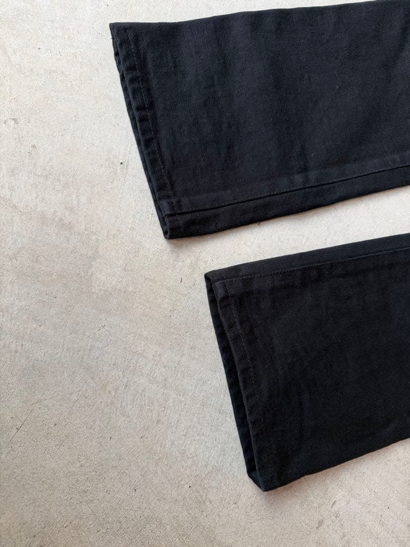 CHROME HEARTS DENIM STRAIGHT PANTS ブラック