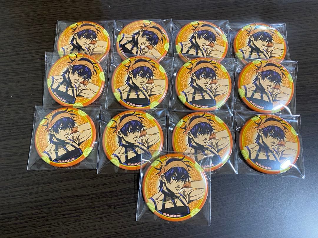 ナランチャAGF缶バッジジョジョの奇妙な冒険黄金の風 5部 13個 1点サビあり
