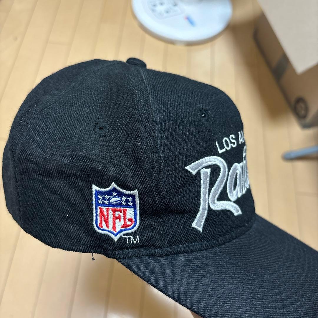 Vintage Los Angeles Raiders キャップ ブラック