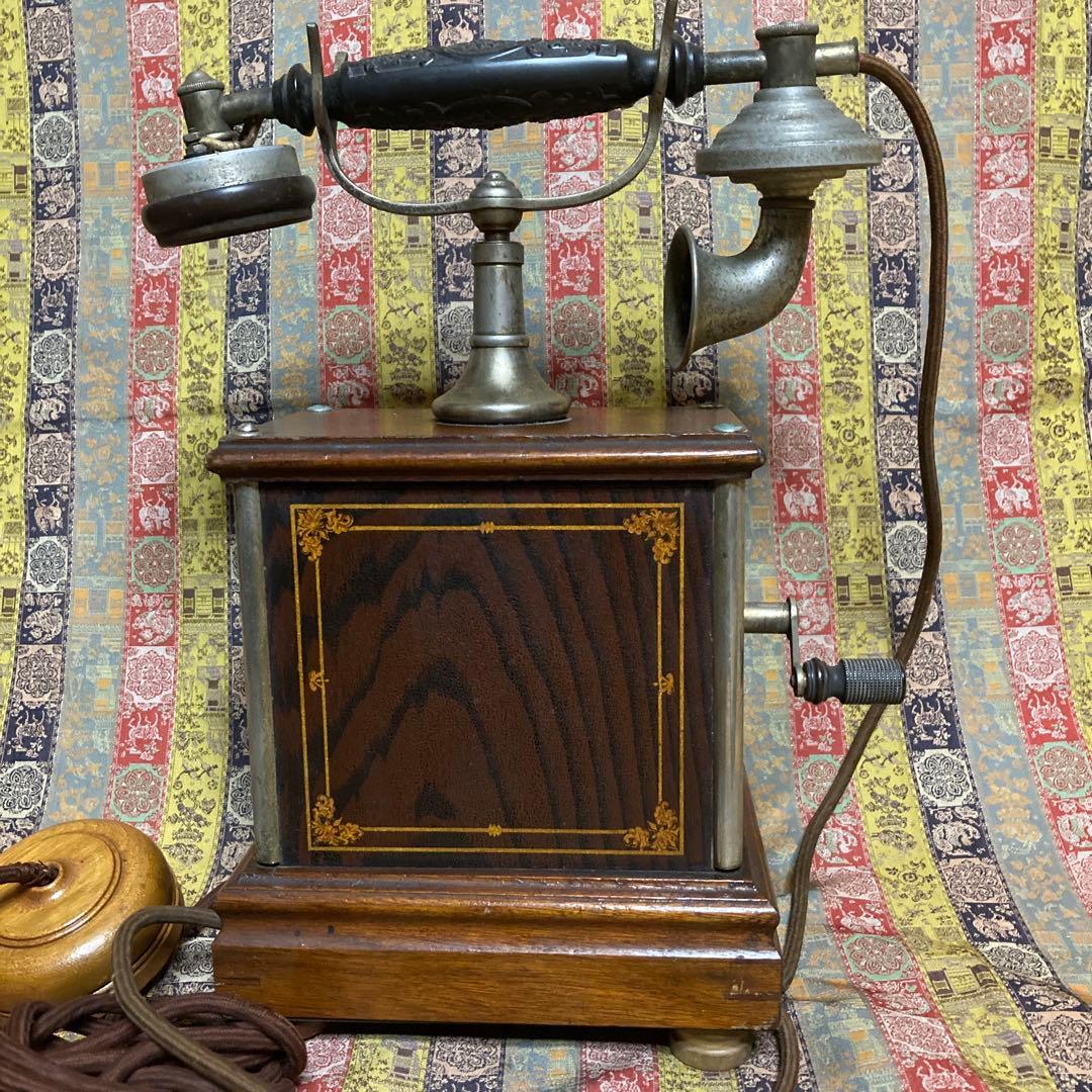 デルビル磁石式甲号卓上電話機　1924年　アンティークディスプレイ　　インテリア