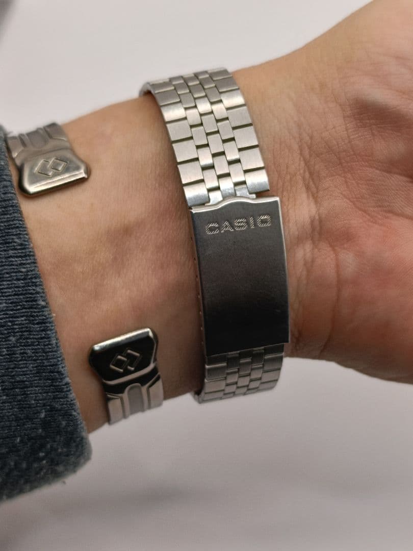 希少日本製CASIO W-34 415 稼働品 80s ヴィンテージデータバンク