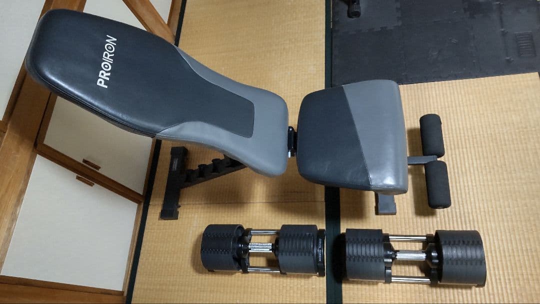 FLEXBELL32kg ×2 可変式ダンベル＋インクラインベンチ ホームジム