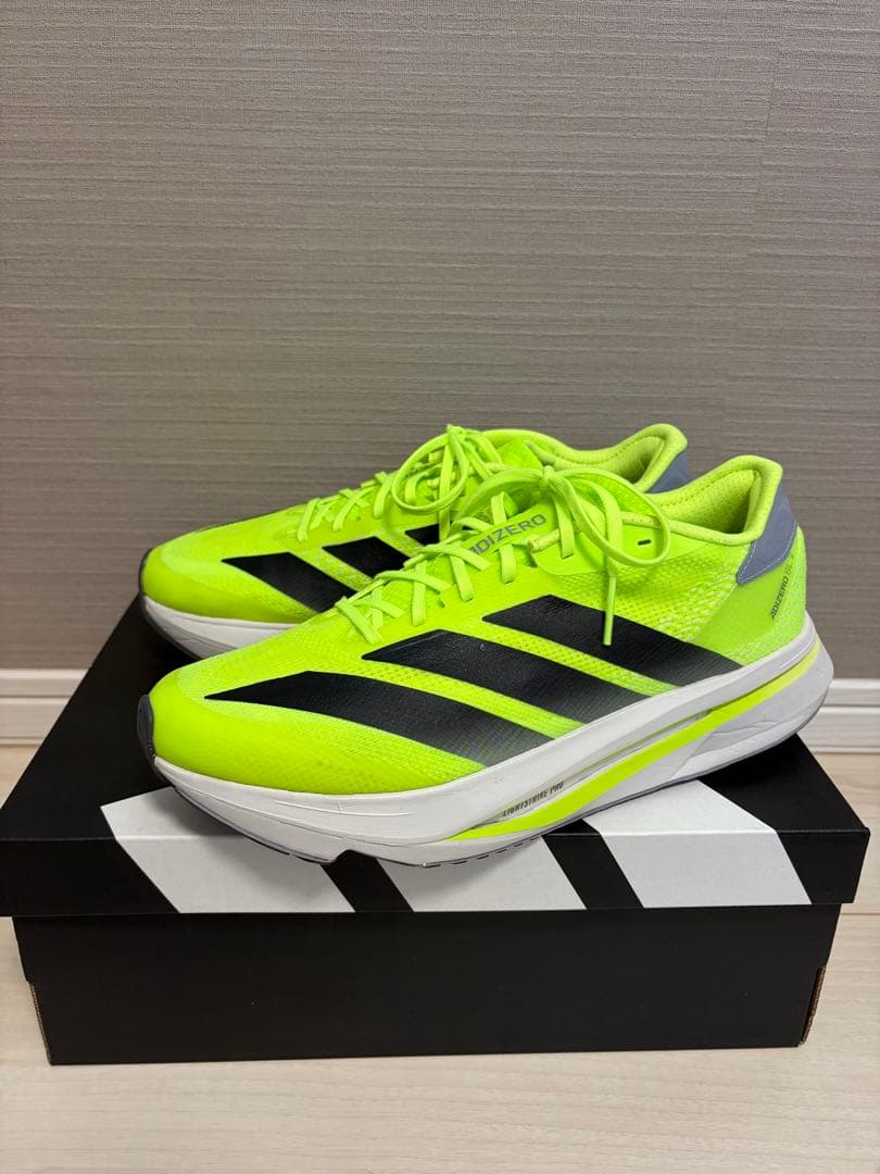 【美品】アディゼロ SL2 アディダス 27cm イエロー