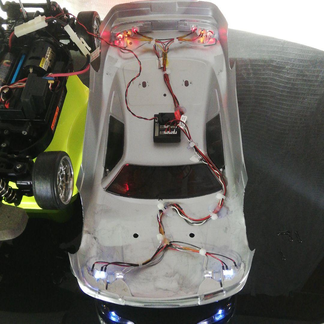 タミヤ S15 シルビア ドリラジ TT01 LED12灯 動作確認済