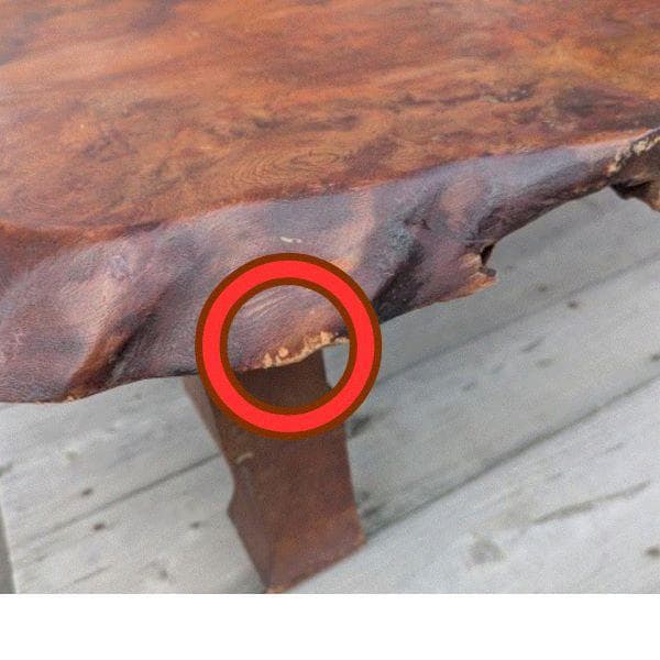 Y【ビンテージ】屋久杉？ テーブル 座卓 天然木 一枚板 ちゃぶ台 インテリア